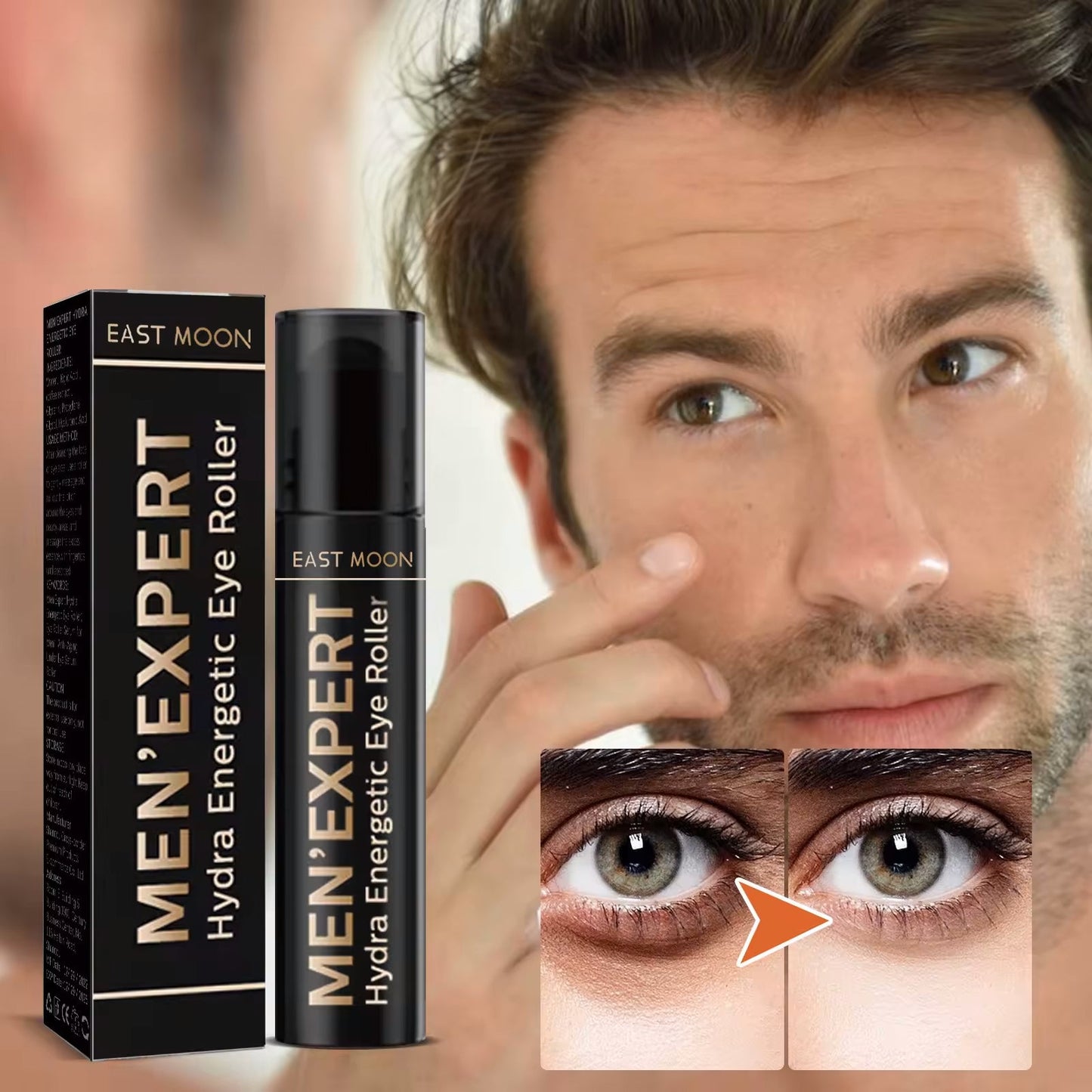 Crema de ojos profesional para hombres para las ojeras y las arrugas hinchadas